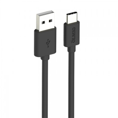 Кабель OLMIO USB 2.0 - USB Type-C 1м Черный