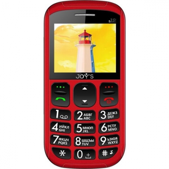 Мобильный Телефон Joys S12 Виноградно-Красный