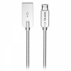 Кабель OLMIO STEELY, USB 2.0 - microUSB, 1.2m