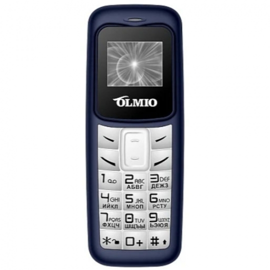 Мобильный телефон A02 Olmio (синий-белый)