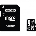 Карта памяти microSDHC 32GB Class 10 UHS-I, с адаптером, OLMIO 0