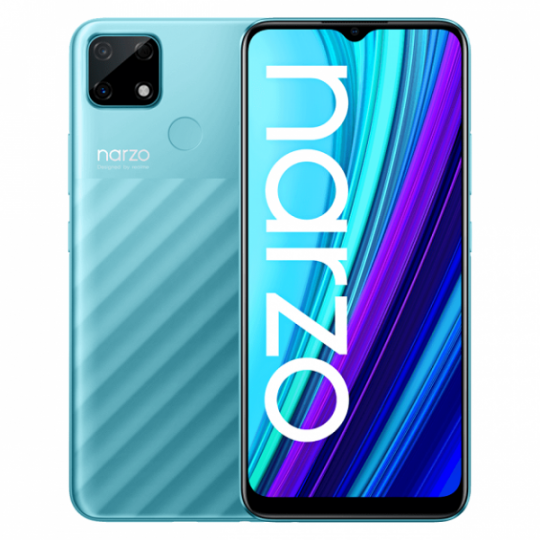 Смартфон Realme Narzo 30A 4/64GB - Цвет - Laser Blue